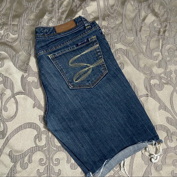 7 for all mankind denim shorts - Picture 2 of 3
